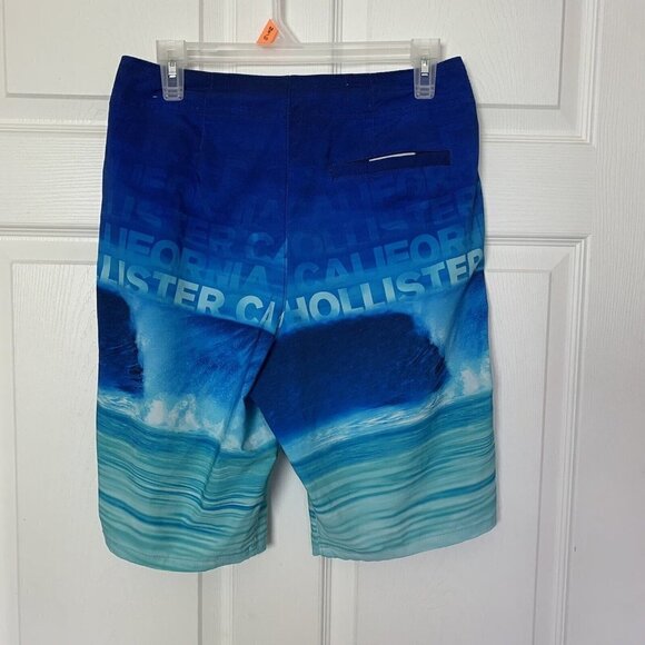 Hollister California Epic Flex Stretch Board Shorts Men’s Size 28 Blue Nautical - Picture 6 of 11